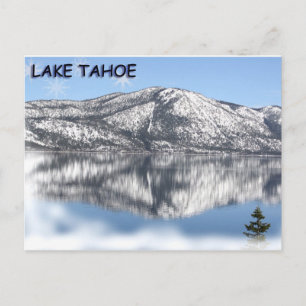 Carte Postale Lac Tahoe Flocon de neige 1