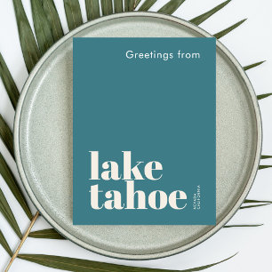 Carte Postale Lac Tahoe Nevada Californie moderne