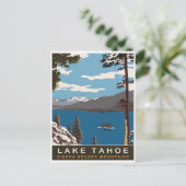Carte Postale Lac Tahoe, Sierra Nevada, Voyage (Debout devant)