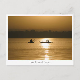 Carte Postale Lac Tana Éthiopie