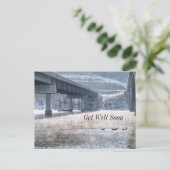 Carte Postale Lac Taneycomo Pêche Brumeuse d'Hiver Prompt Rétabl (Debout devant)