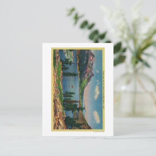 Carte Postale Lac Tioga et Mont Dana dans Haute Sierra (Debout devant)