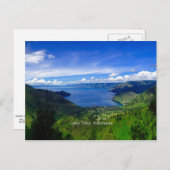 Carte Postale Lac Toba, Sumatra, Indonésie (Devant / Derrière)