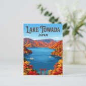 Carte Postale Lac Towada Japon (Debout devant)