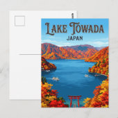 Carte Postale Lac Towada Japon (Devant / Derrière)