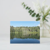 Carte Postale lac transparent (Debout devant)