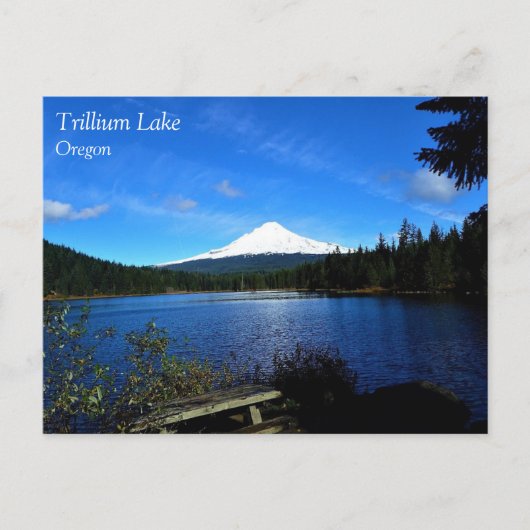 Carte Postale Lac Trillium, OR (Devant)