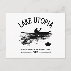 Carte Postale  Lac Utopia Nouveau-Brunswick Canada Lacs - Kayaki
