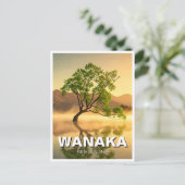 Carte Postale Lac Wanaka Tree Nouvelle-Zélande Voyages (Debout devant)