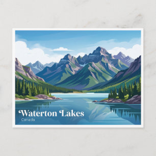 Carte Postale Lac Waterton Canada