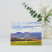 Carte Postale Lac Willoughby, Vermont, en automne (Debout devant)