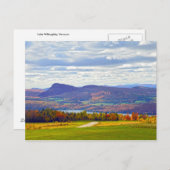 Carte Postale Lac Willoughby, Vermont, en automne (Devant / Derrière)