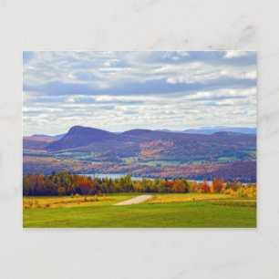 Carte Postale Lac Willoughby, Vermont, en automne