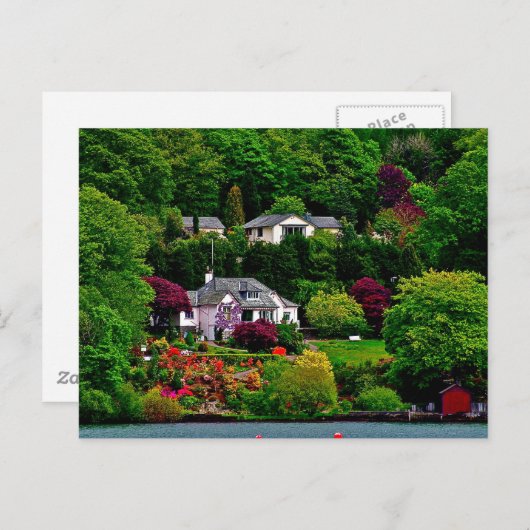 Carte Postale Lac Windermere Angleterre (Devant / Derrière)