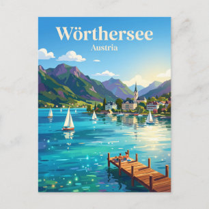 Carte Postale Lac Wörthersee Autriche