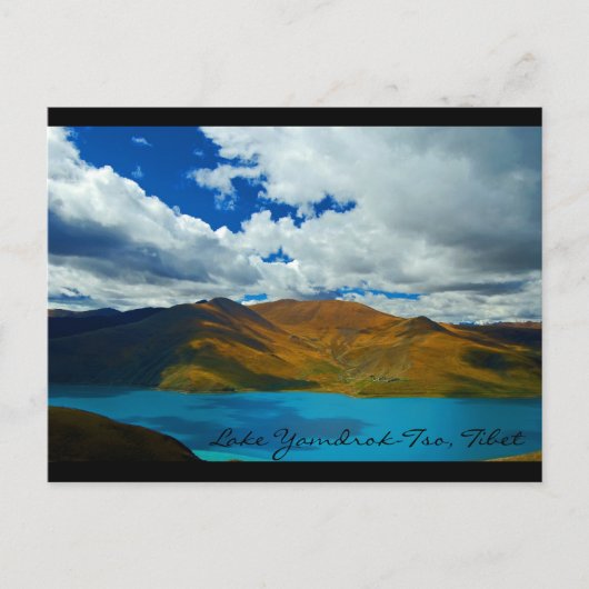 Carte Postale Lac Yamdrok - Tso au Tibet (Devant)