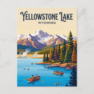Carte Postale Lac Yellowstone États-Unis