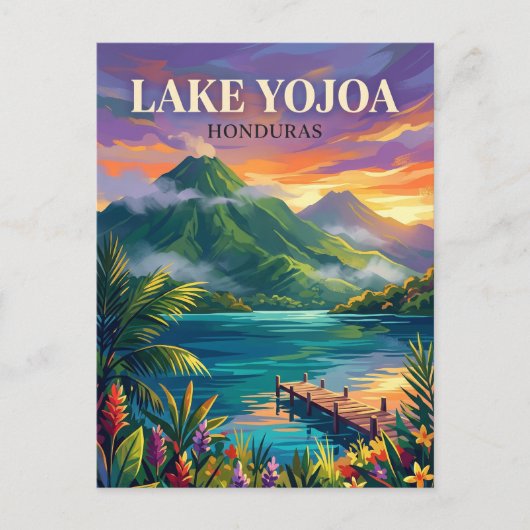 Carte Postale Lac Yojoa Honduras (Devant)