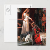 Carte Postale L'Accolade - Border Collie (Z) (Devant / Derrière)