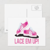 Carte Postale Lace Em Up (Devant / Derrière)
