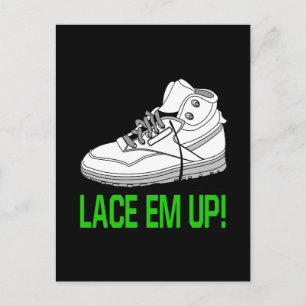 Carte Postale Lace Em Up