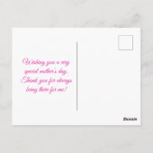 Carte Postale Lace Ribbon Bonne fête des mères (Dos)