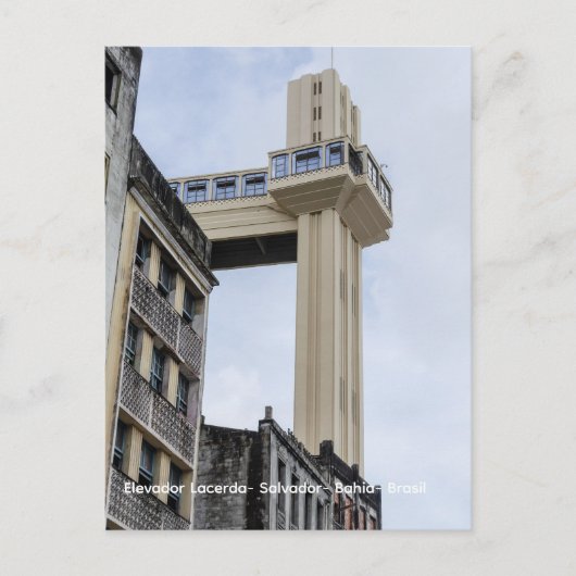 Carte Postale Lacerda Elevator and Historical Architecture of Sa (Devant)