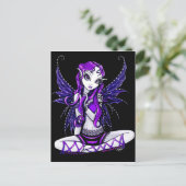Carte postale Lacey Cute Fairy (Debout devant)