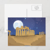 Carte Postale L'Acropole d'Athènes (Devant / Derrière)