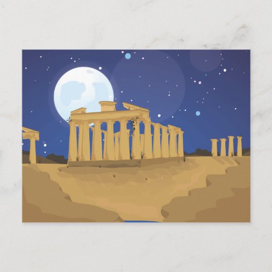Carte Postale L'Acropole d'Athènes (Devant)
