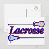 Carte Postale Lacrosse (Devant / Derrière)