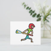 Carte Postale Lacrosse (Debout devant)