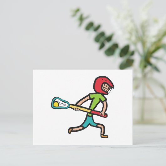 Carte Postale Lacrosse (Debout devant)