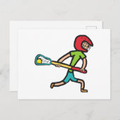 Carte Postale Lacrosse (Devant / Derrière)