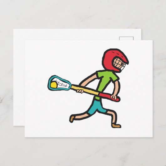 Carte Postale Lacrosse (Devant / Derrière)