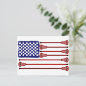 Carte Postale Lacrosse AmericasGame (Debout devant)