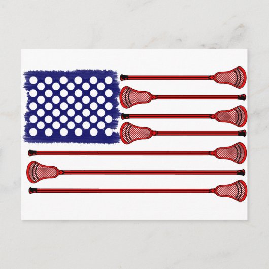 Carte Postale Lacrosse AmericasGame (Devant)
