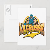 Carte Postale Lacrosse Mon Jeu (Devant / Derrière)