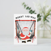 Carte Postale Lacrosse Noël (Debout devant)