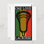 Carte Postale Lacrosse OneLove (Devant / Derrière)