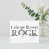 Carte Postale Lacrosse Players Rock (Debout devant)