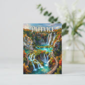 Carte Postale Lacs de Plitvice Croatie (Debout devant)