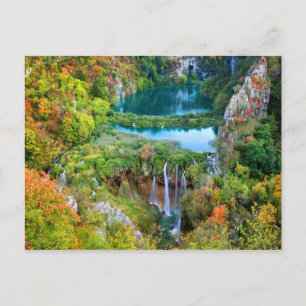 Carte Postale Lacs de Plitvice en Croatie