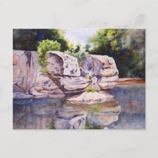 Carte postale Lacs et ruisseaux (Devant)