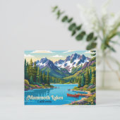 Carte Postale Lacs Mammoth États-Unis (Debout devant)