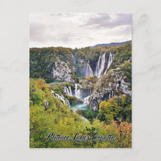 Carte Postale Lacs Plitvice, Croatie - Parc national