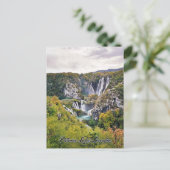 Carte Postale Lacs Plitvice, Croatie - Parc national (Debout devant)