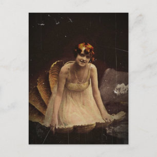 Carte Postale L'actrice de Ziegfeld en coquillage