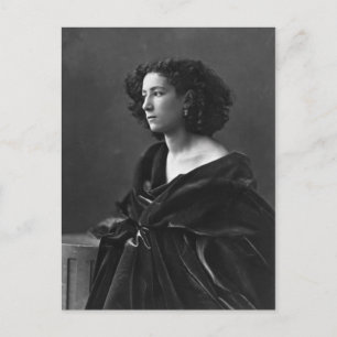 Carte Postale L'actrice française Sarah Bernhardt par Félix Nada