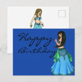 Carte Postale Lacy Belly Dancer (Devant / Derrière)